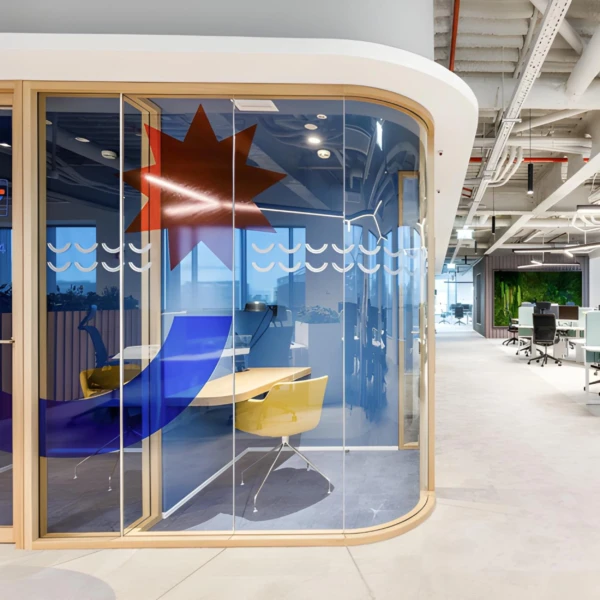 Cloison amovible wood