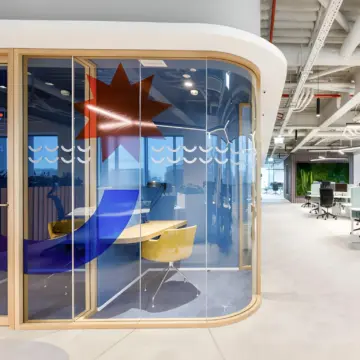 Cloison amovible wood