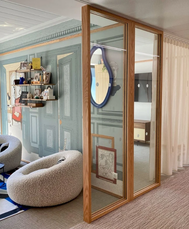 Cloison bois amovible 5