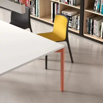 Bureau Bench Hexa piètement terracota (2)