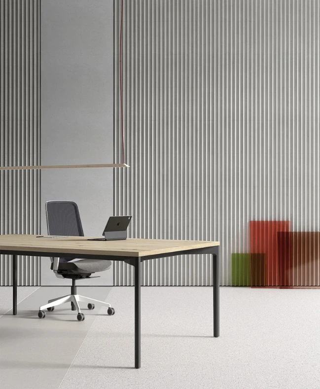 Bureau Hexa piètement noir