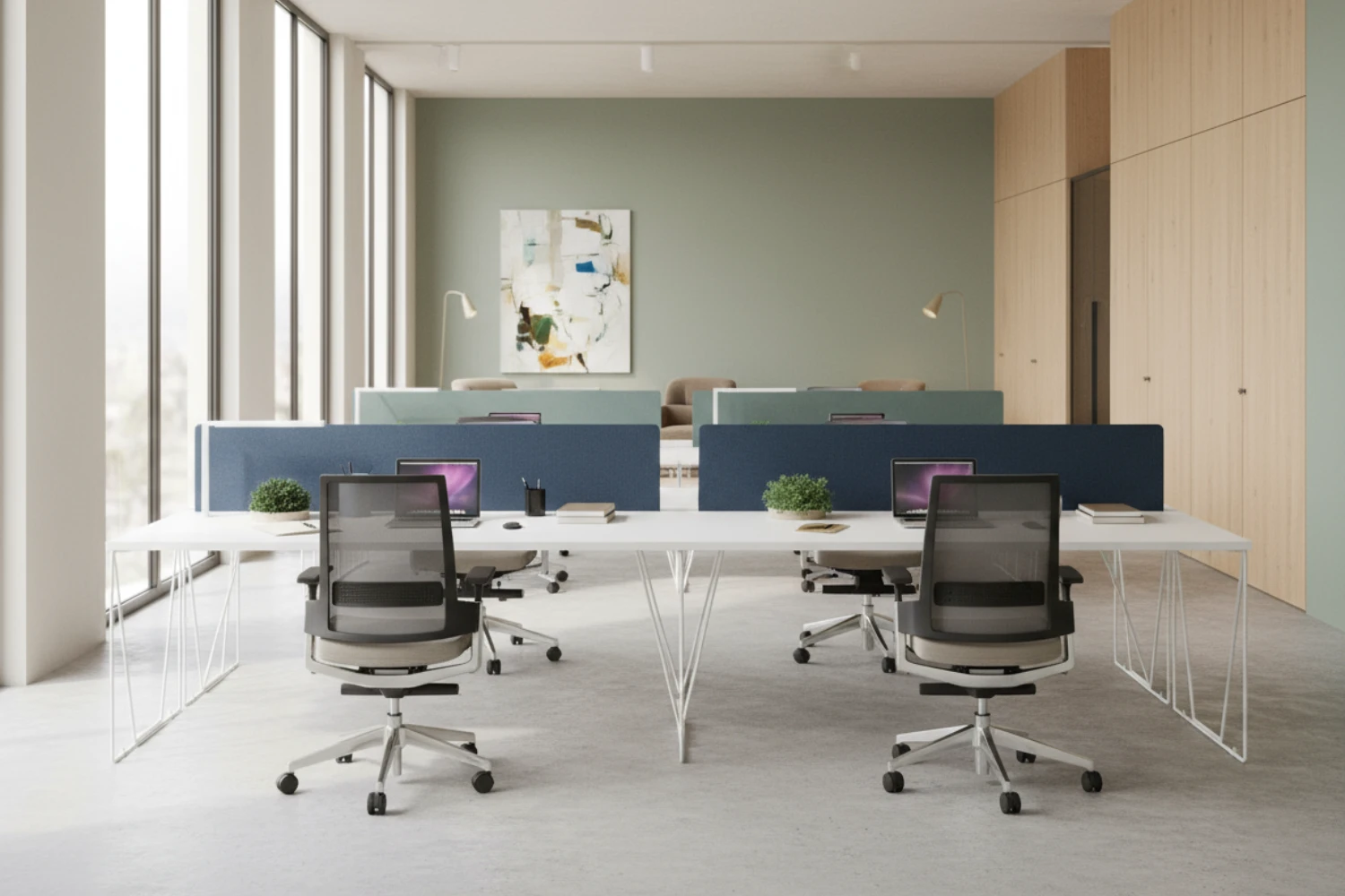 Bureau minimaliste design Lets Work Ambiance Inspiration Coworking Bureau minimaliste design Let's Work Ambiance Inspiration Coworking