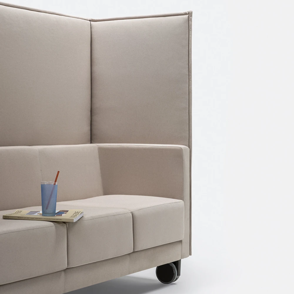 Canapé sur roulettes Stripes 3 places zoom roulettes Canapé sur roulettes Stripes 3 places zoom roulettes