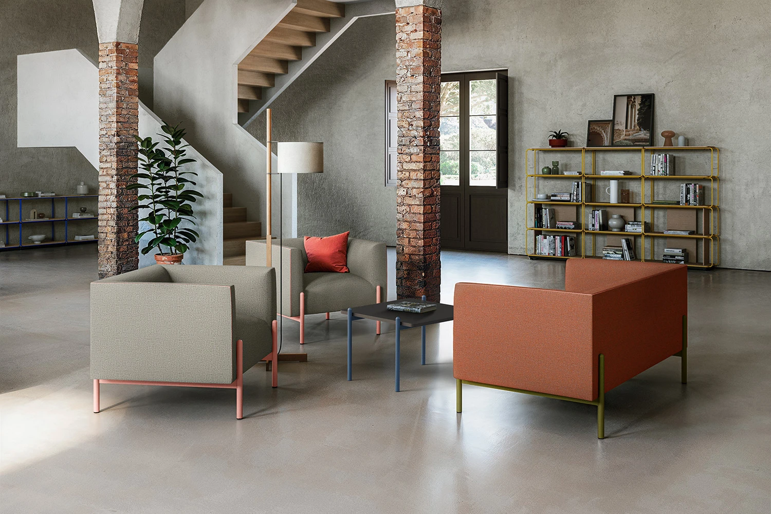 Collection table basse Amivera et fauteuils ambiance Collection table basse Amivera et fauteuils ambiance