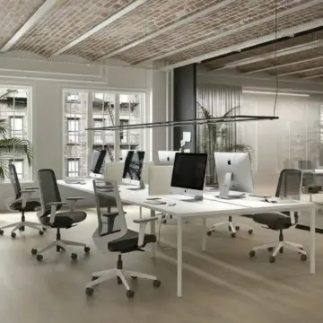 Hexa Bench ambiance coworking