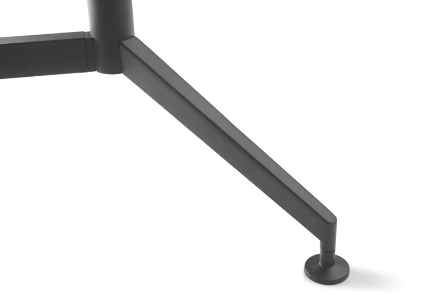 Table drone piètement noir mat