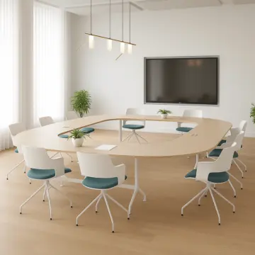 Table ronde 12 personnes Drone variante 2