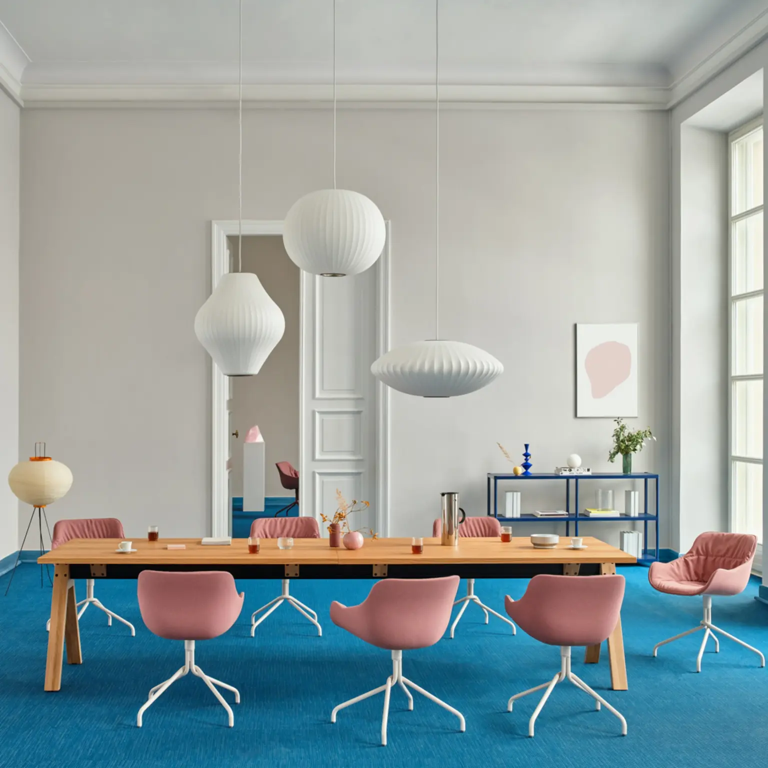 Bureau architecte en bois Aura 3 places Bureau architecte en bois Aura 3 places