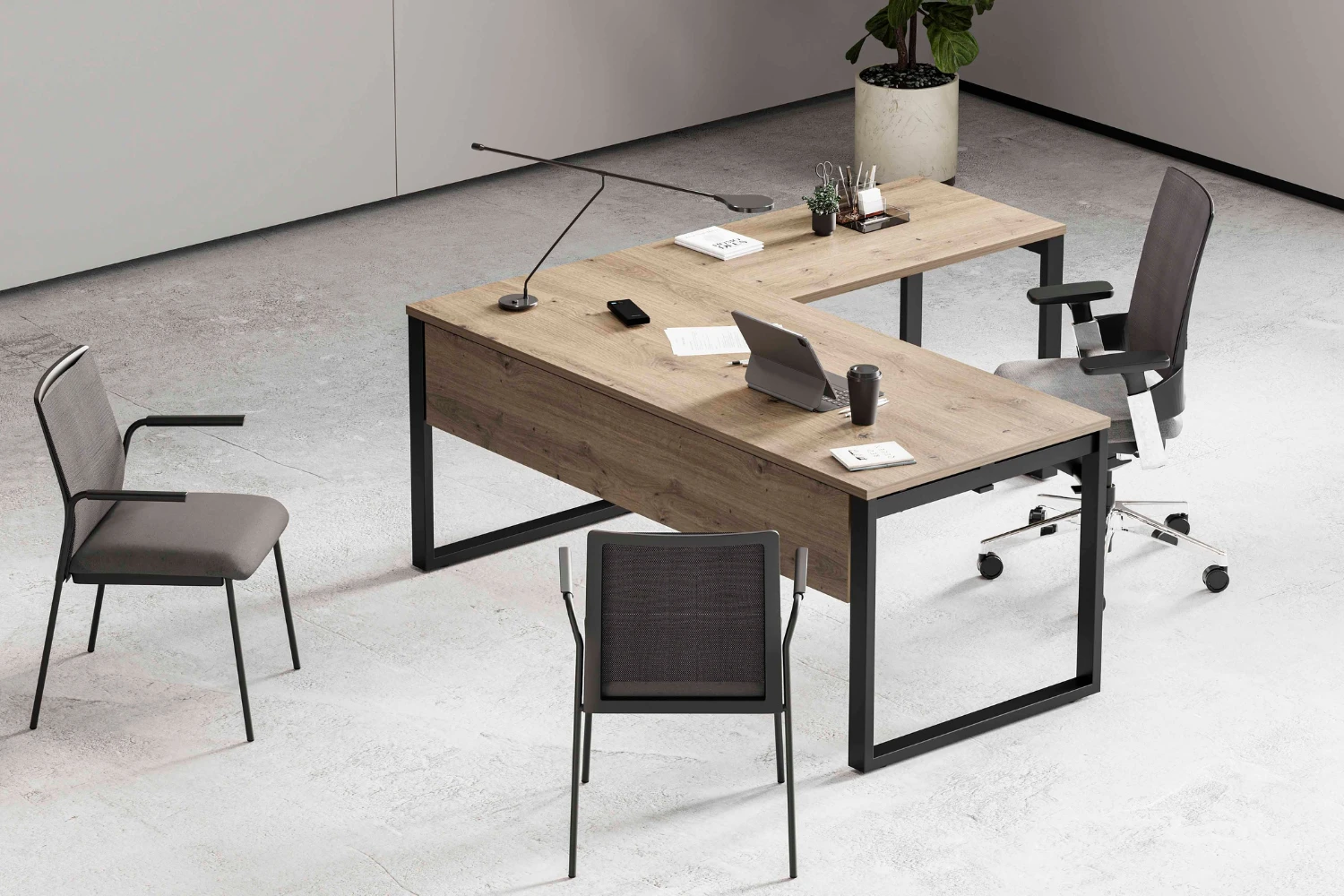 Bureau individuel professionnel V Next Ambiance 1 Bureau individuel professionnel V-Next Ambiance 1