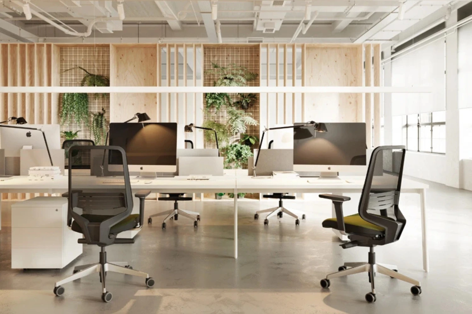 Chaise de bureau professionnel Dot Pro noir ambiance