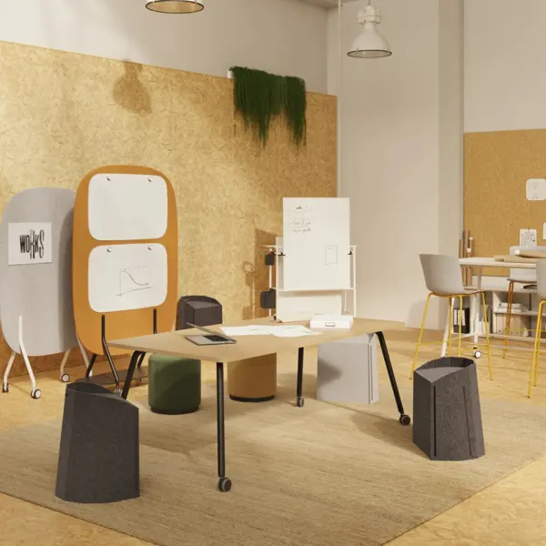 Pouf écologique coworking Muvit Ambiance