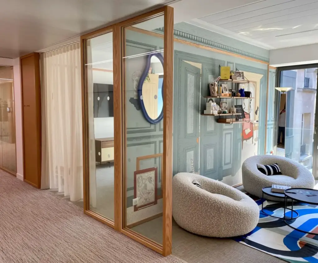 Banner cloison bois acoustique sur mesure IDEA Wood