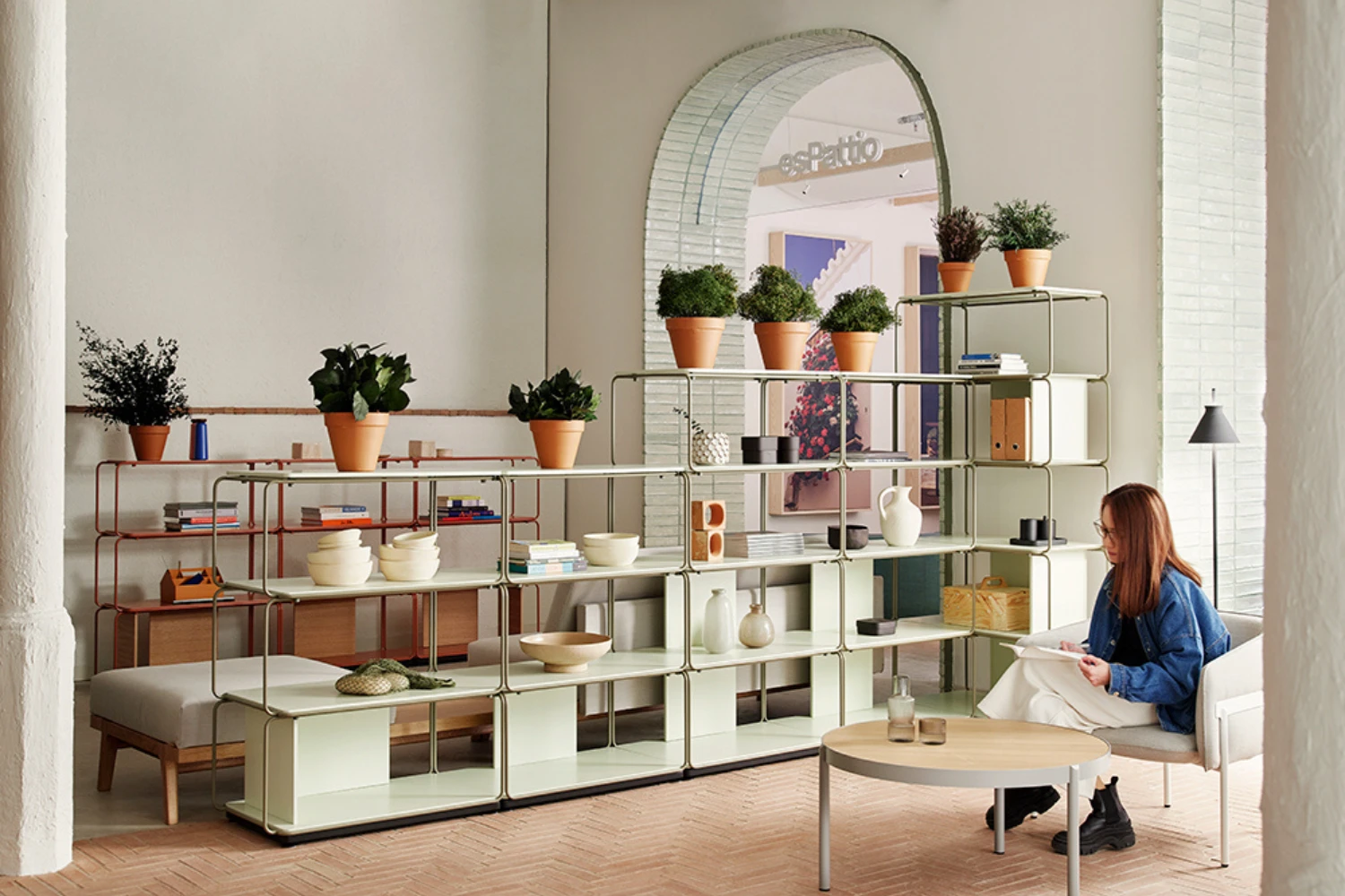 Bibliothèque modulaire design minimaliste Libro ambiance bibliothèque