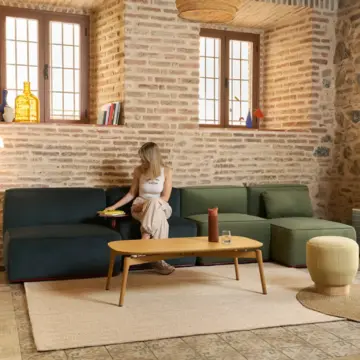 Canapé modulable coworking Veleta ambiance home