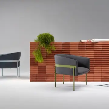 Fauteuil confortable pour espace d'accueil Marina ambiance 1