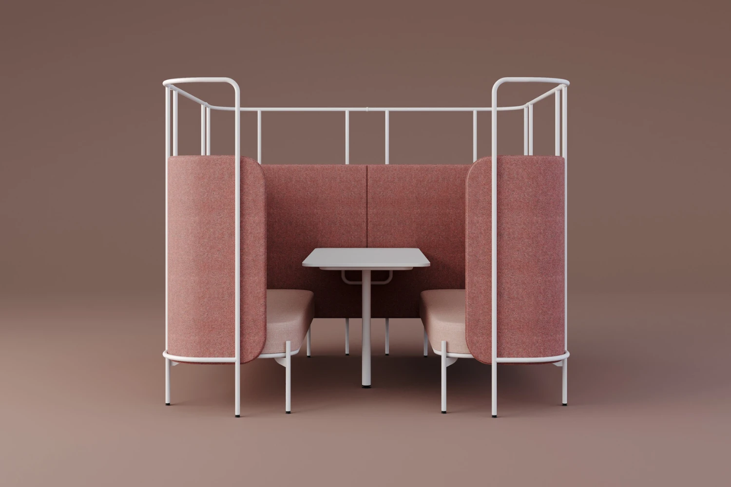 Alcove acoustique de réunion biophilique Leaf brainstorming