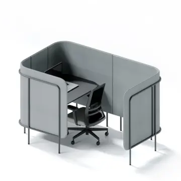 Alcove acoustique focus biophilique Leaf Pod Taille XL scaled Alcove acoustique focus biophilique Leaf Pod Taille XL