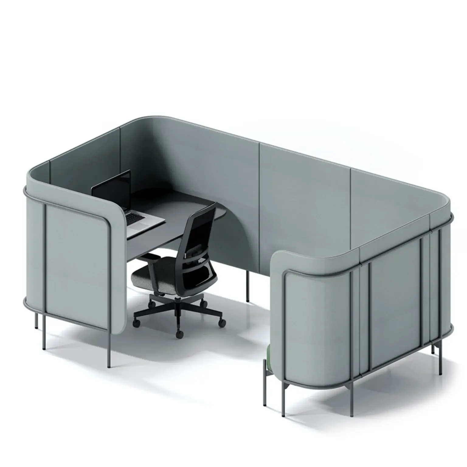 Alcove acoustique focus biophilique Leaf Pod manager Alcove acoustique focus biophilique Leaf Pod manager