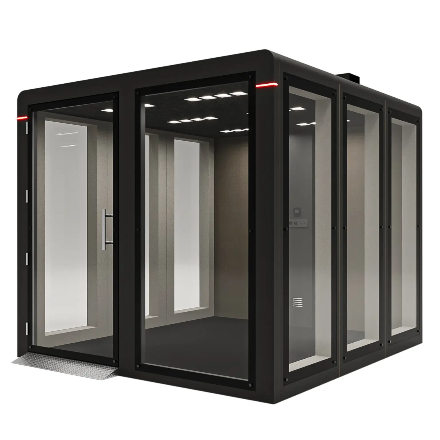 Box de réunion acoustique mobile Easy Meet 4-5 personnes Noir Box de réunion acoustique mobile Easy Meet 4-5 personnes Noir