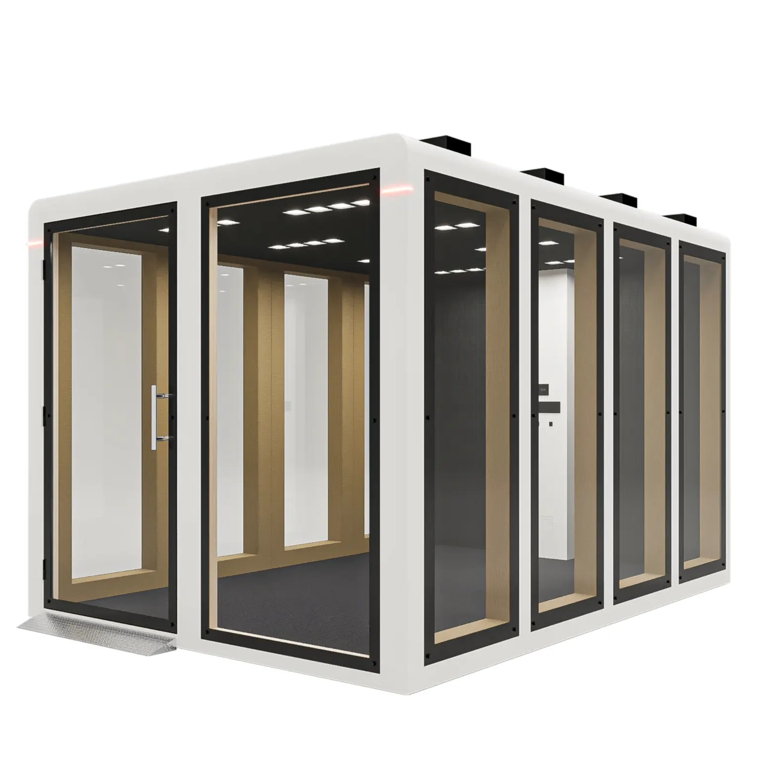 Box de réunion acoustique mobile Easy Meet 6-8 personnes Blanc Box de réunion acoustique mobile Easy Meet 6-8 personnes Blanc