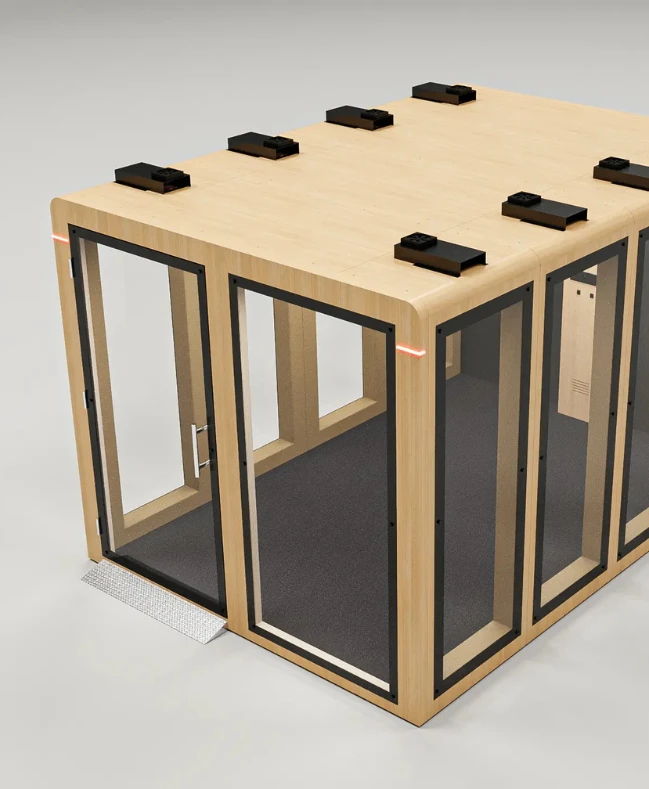 Box de reunion acoustique mobile Easy Meet Details ventilation Box de réunion acoustique mobile Easy Meet Détails ventilation