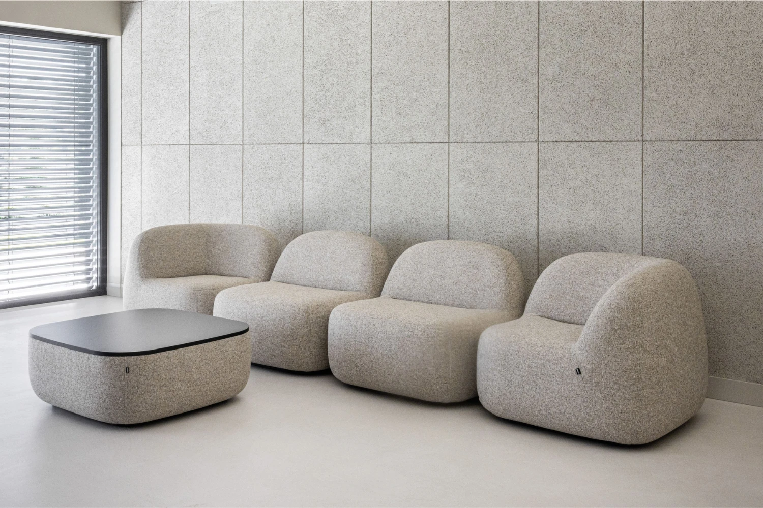 Canapé modulaire organique Jelly ambiance