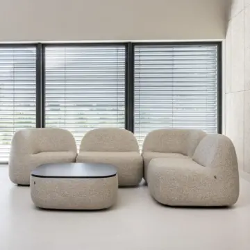 Canapé modulaire organique Jelly ambiance