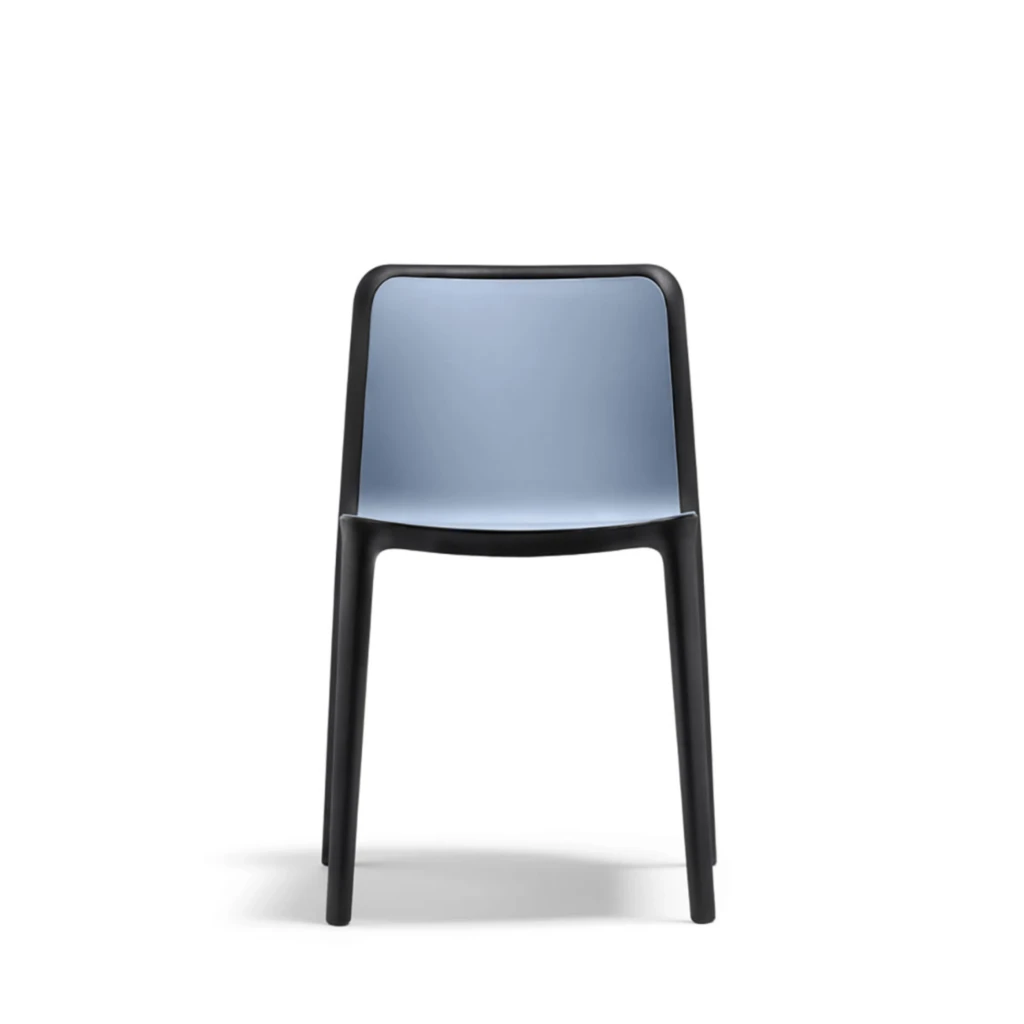 Chaise de collectivité usage intensif Bika bleu