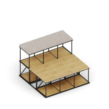 Gradin modulaire acoustique coworking Stack module 3 scaled Gradin modulaire acoustique coworking Stack module 3