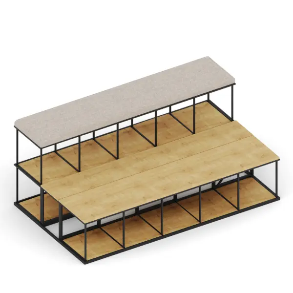 Gradin modulaire acoustique coworking Stack module 5