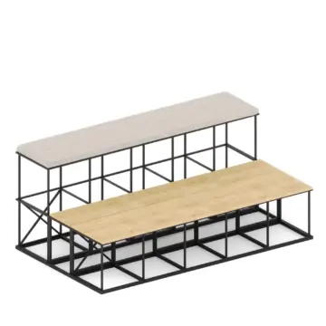 Gradin modulaire acoustique coworking Stack module 5 minimaliste scaled Gradin modulaire acoustique coworking Stack module 5 minimaliste