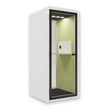 Phone booth acoustique Standup bois blanc