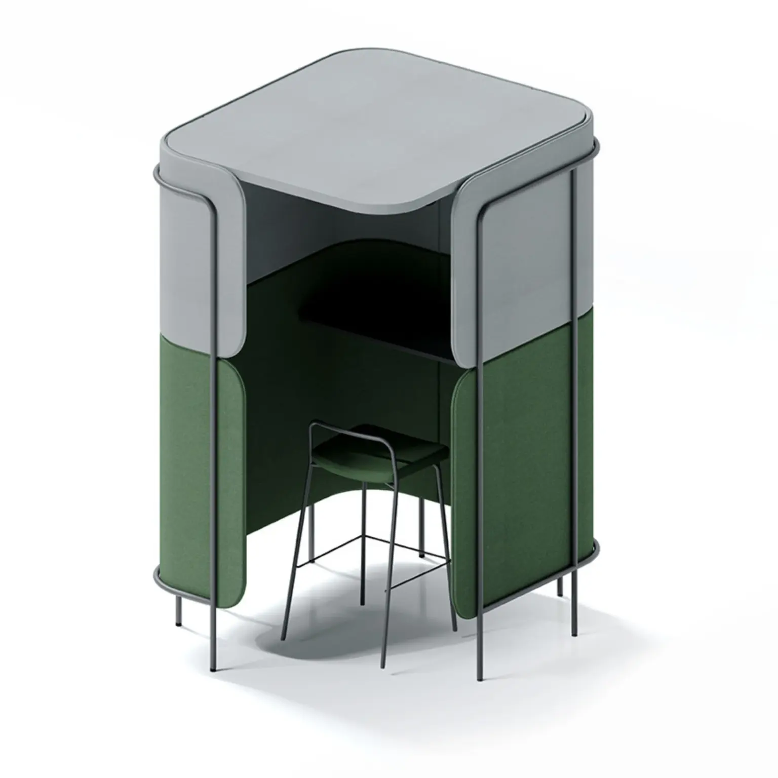 Phonebooth acoustique design biophilique Leaf Phonebooth acoustique design végétal Leaf