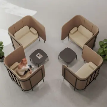 Sofa acoustique lounge design vegetal Leaf inspiration 1 scaled Sofa acoustique lounge design végétal Leaf inspiration 1