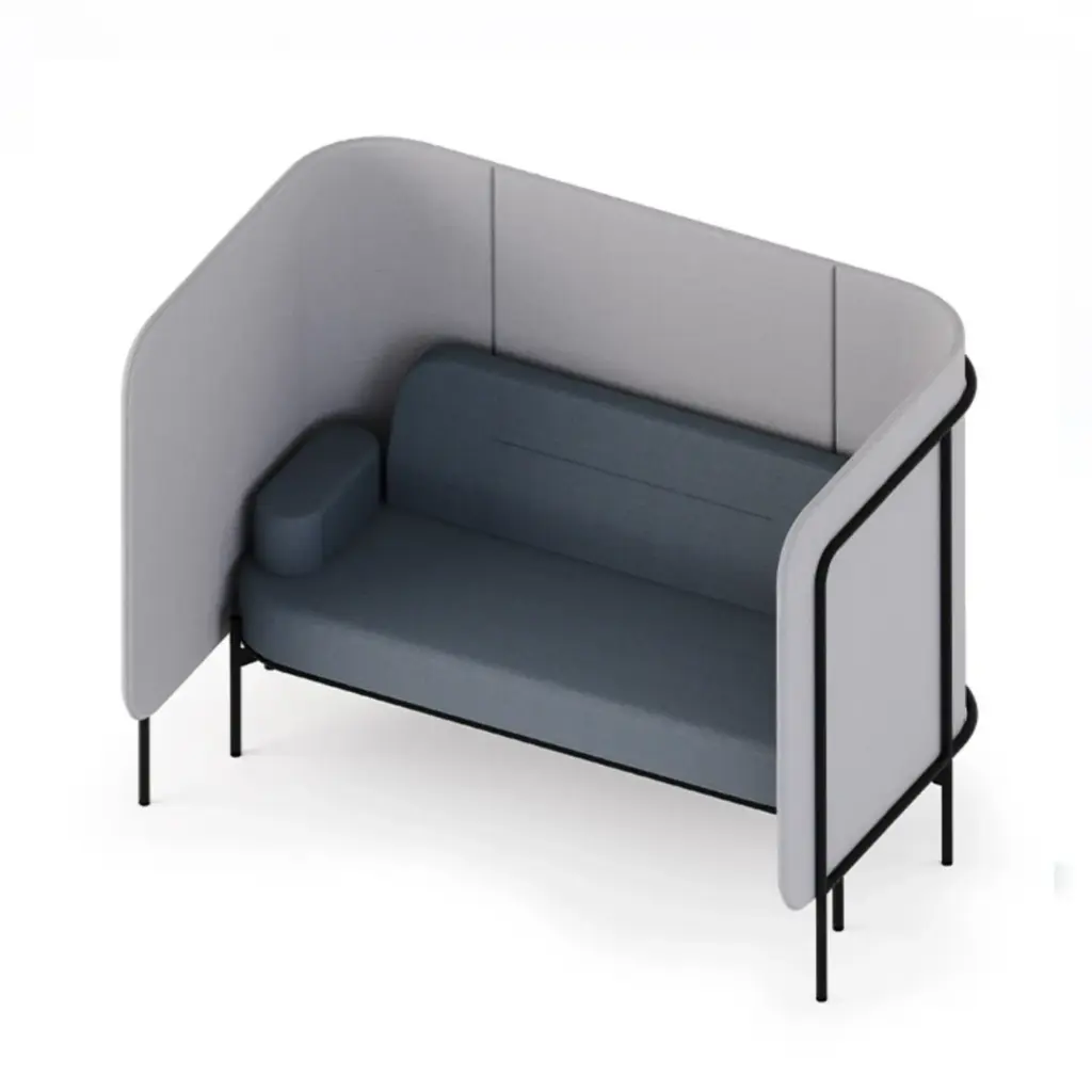 Sofa acoustique lounge design végétal Leaf