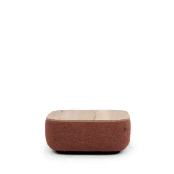 Table basse organique Jelly terracota chiné