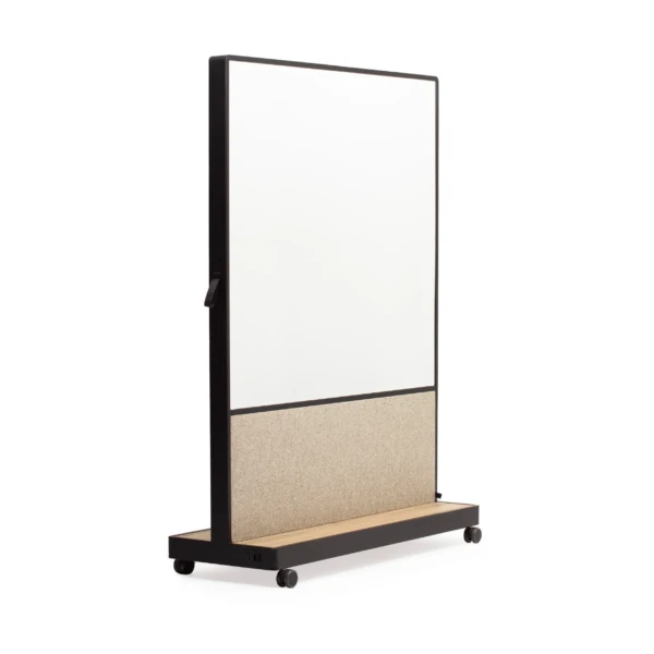 Tableau blanc mobile multifonctions Agile Wall acoustique