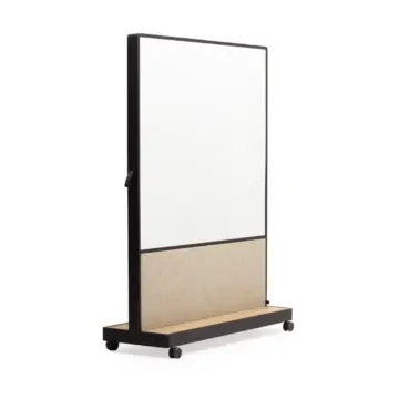 Tableau blanc mobile multifonctions Agile Wall acoustique