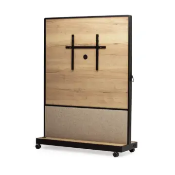 Tableau blanc mobile multifonctions Agile Wall support TV scaled Tableau blanc mobile multifonctions Agile Wall support TV