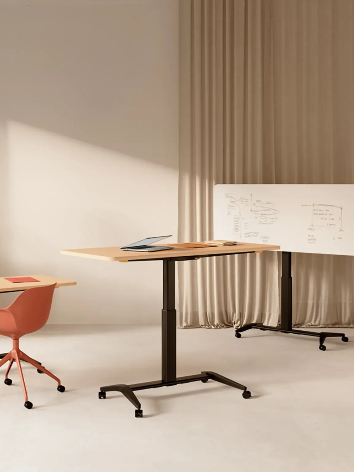 Bureaux réglables en hauteur