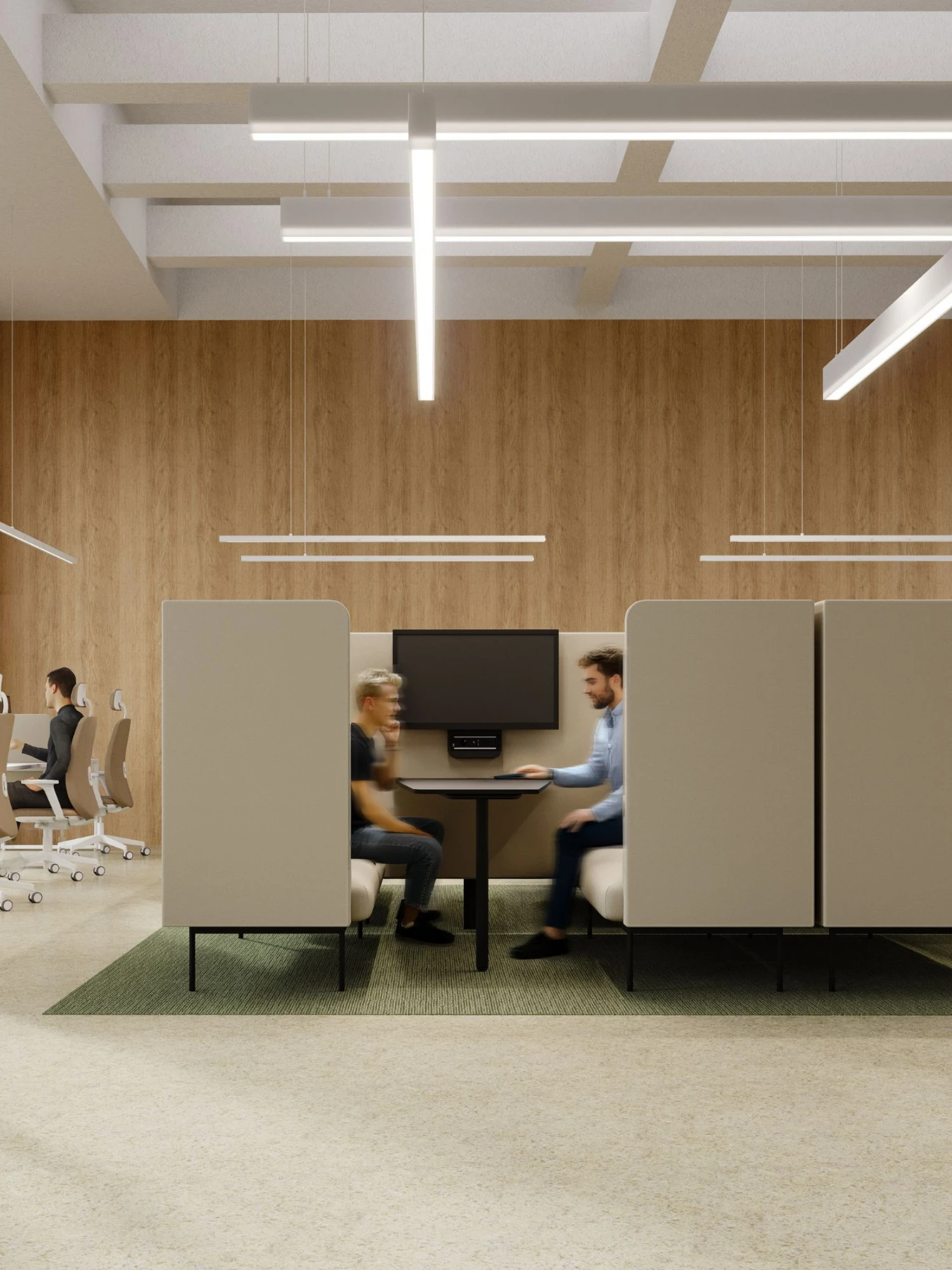 Fauteuils et alcôves acoustiques