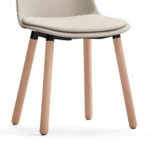 Abril piètement 4 pieds bois chene