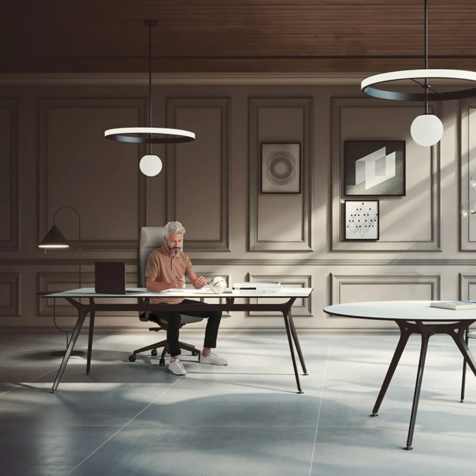 Bureau de direction moderne Arkitek ambiance 1 Bureau de direction moderne Arkitek ambiance 1