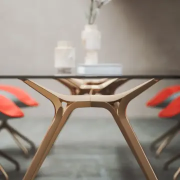 Bureau de direction moderne Arkitek detail pietement scaled scaled Bureau de direction moderne Arkitek détail piètement