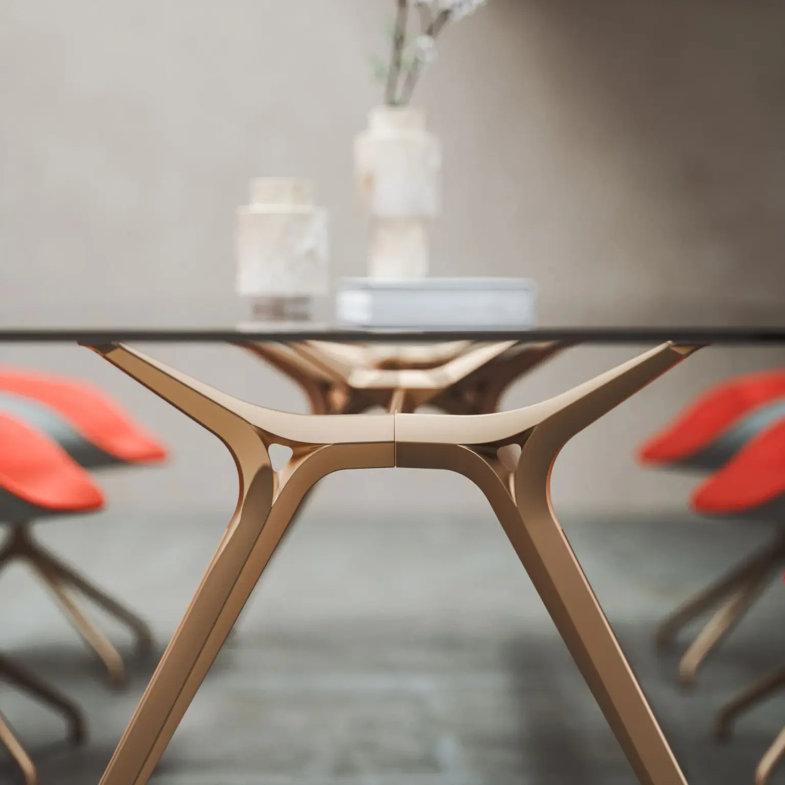 Bureau de direction moderne Arkitek détail piètement Bureau de direction moderne Arkitek détail piètement