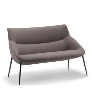 Canapé 2 places lounge configurable à l’assise enveloppante Bow