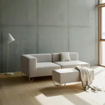 Canape modulable scandinave Lotus ambiance 1 scaled Canapé modulable scandinave Lotus ambiance 1