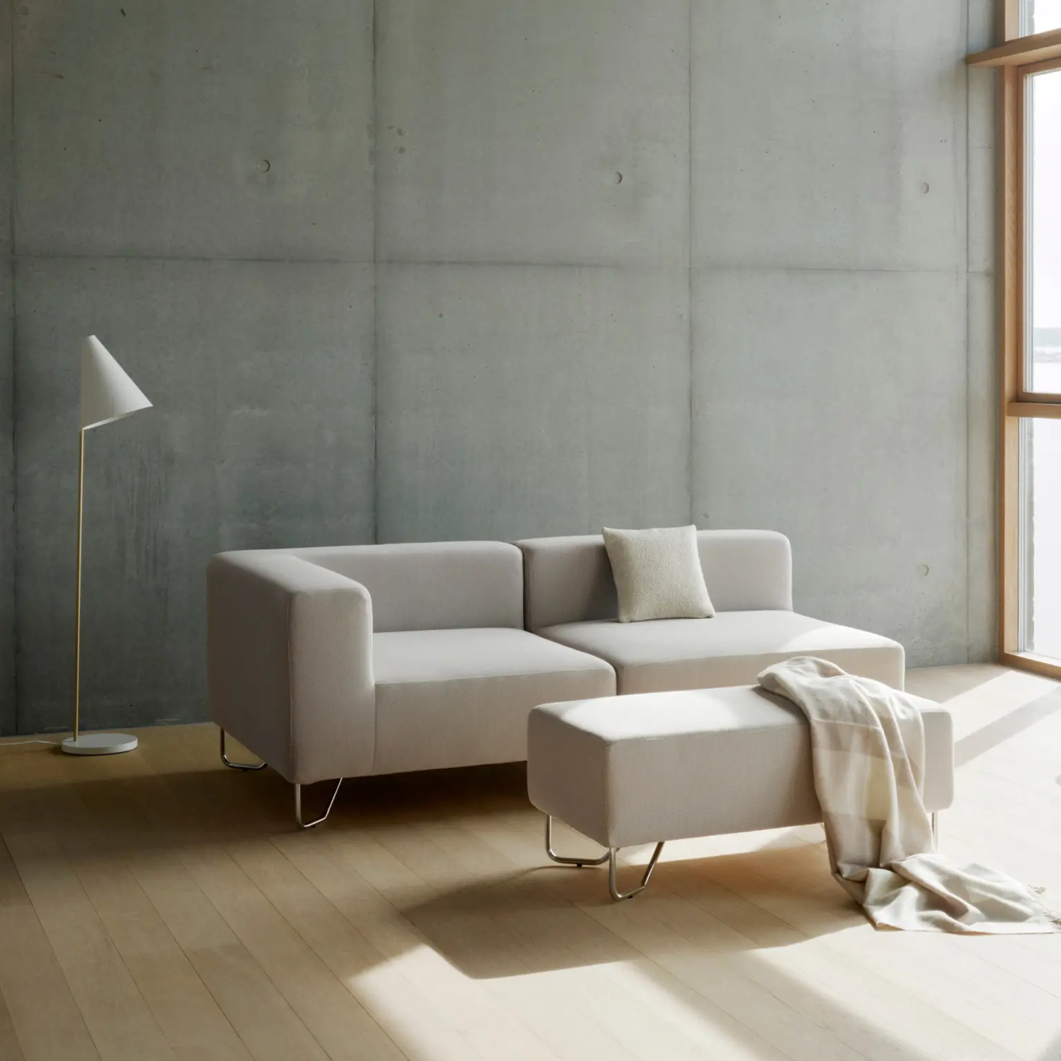 Canapé modulable scandinave Lotus ambiance 1 Canapé modulable scandinave Lotus ambiance 1