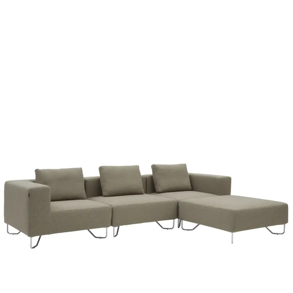 Canapé modulable scandinave Lotus angle