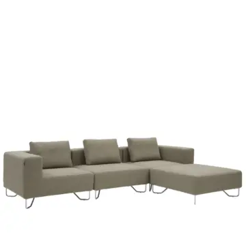 Canapé modulable scandinave Lotus angle